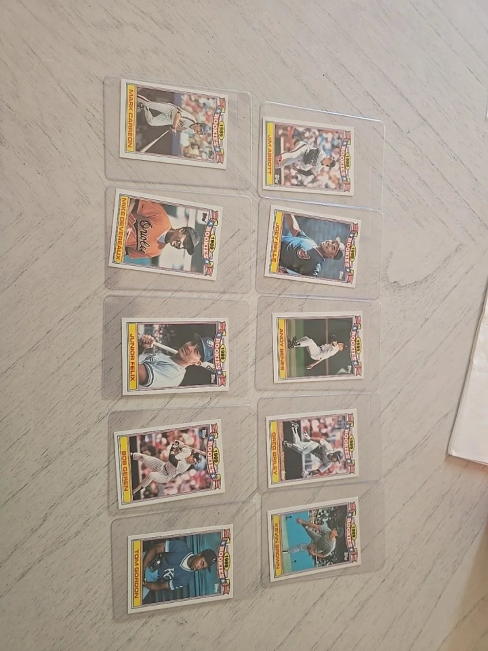 Topps 1989 Rookies Commemorative Full Set Of 33 Baseball Cards